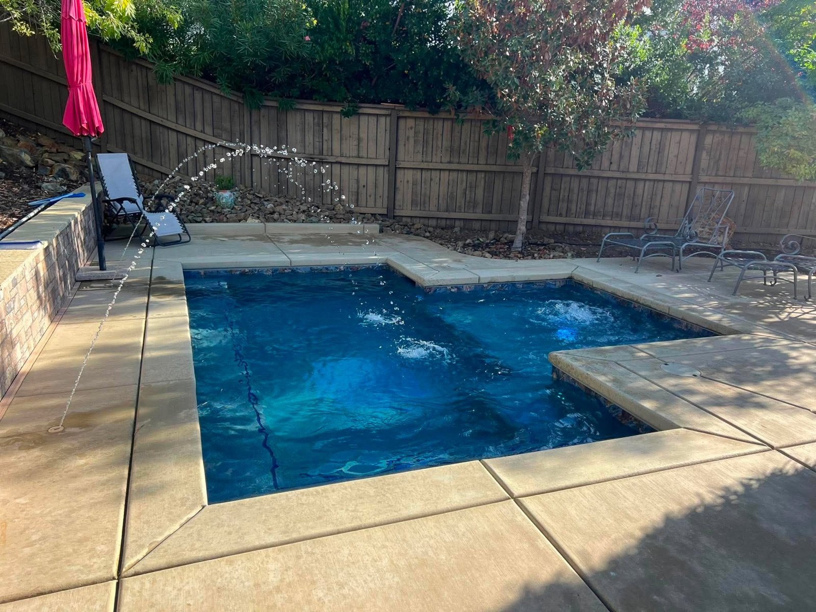 Compact pool for a smaller yard